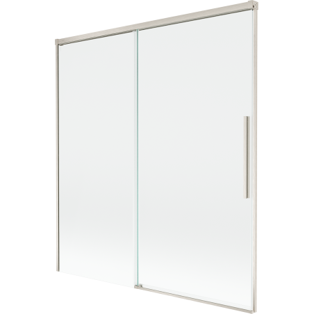 Mexen Rox параван за вана 2-крилен плъзгащ се 150 x 150 см, прозрачен, матов никел - 8C9-150-001-97-00