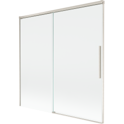 Mexen Rox двукрилен плъзгащ се душ параван 160 x 150 см, прозрачен, четкан никел - 8C9-160-001-97-00