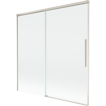 Mexen Rox двукрилен плъзгащ се душ параван 160 x 150 см, прозрачен, четкан никел - 8C9-160-001-97-00