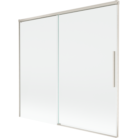 Mexen Rox двукрилен плъзгащ душ параван 170 x 150 см, прозрачен, матиран никел - 8C9-170-001-97-00