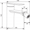 Mexen Нулирана батерия Bidet хром - 71120-00