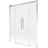 Mexen Rox параван за вана 2-крилен плъзгащ се 160 x 150 см, прозрачен, хром - 8C9-160-002-01-00