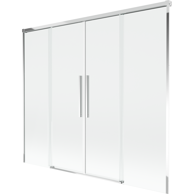 Mexen Rox двукрилен плъзгащ се душ параван 170 x 150 см, прозрачен, хром - 8C9-170-002-01-00
