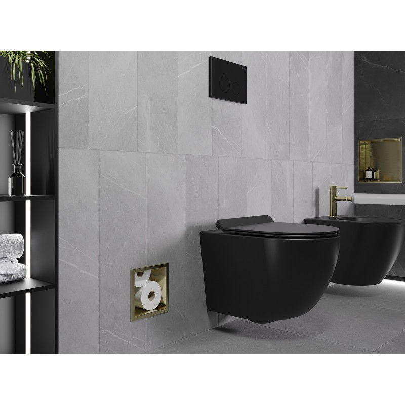 Mexen X-Wall-B държач за тоалетна хартия, златен мат - 1955