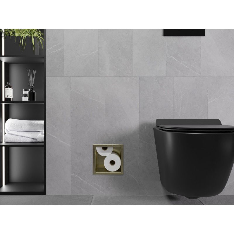 Mexen X-Wall-B държач за тоалетна хартия, златен мат - 1955