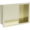 Mexen X-Wall-R нишова полица с яка 30 x 20 см, златиста четка - 1950302010