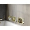 Mexen X-Wall-R нишова полица с яка 30 x 20 см, златиста четка - 1950302010