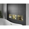 Mexen X-Wall-R нишова полица с яка 30 x 20 см, златиста четка - 1950302010