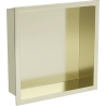 Mexen X-Wall-R стенна полка с ръб 30 x 30 см, златна - 1950303010