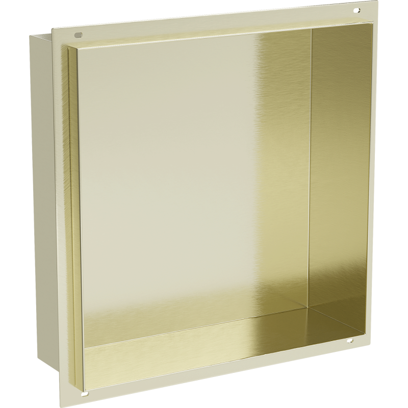 Mexen X-Wall-NR ниша без фланец 30 x 30 см, злато четкано - 1951303010