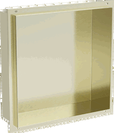 Mexen X-Wall-NR ниша без фланец 30 x 30 см, злато четкано - 1951303010