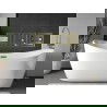 Mexen X-Wall-R вградена рафт с ограда и рафт 30 x 30 см, златен - 1950303010S