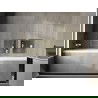 Mexen X-Wall-R вградена рафт с ограда и рафт 30 x 30 см, златен - 1950303010S