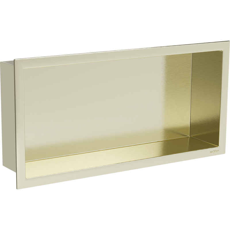 Mexen X-Wall-R вградена полица с яка 45 x 20 cm, златна матова - 1950452010