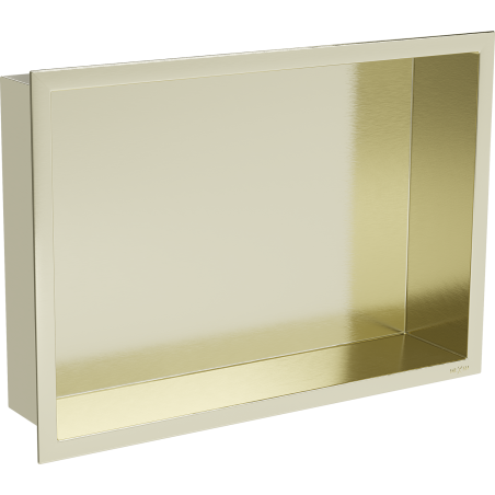 Mexen X-Wall-R вдълбочена рафт с яка 45 x 30 см, златен - 1950453010