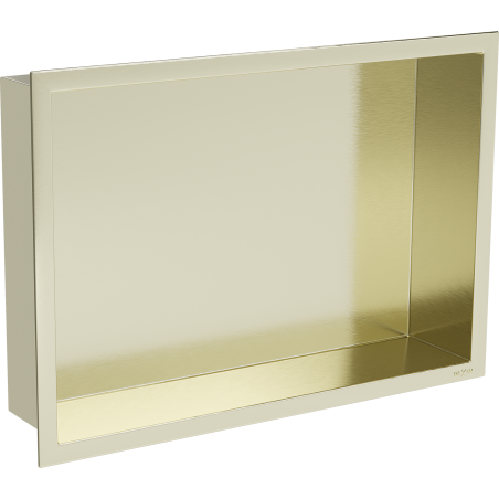 Mexen X-Wall-R вградена полица с яка 45 x 30 см, златно четкано - 1950453010