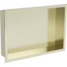 Mexen X-Wall-R вградена полица с яка 45 x 30 см, златно четкано - 1950453010