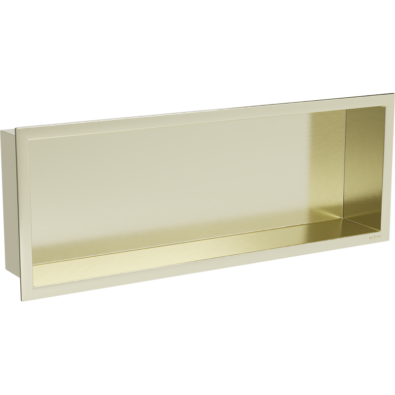 Mexen X-Wall-R нишова лавица с борд 60 x 20 см, златиста матова - 1950602010