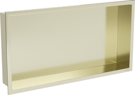 Mexen X-Wall-R нишева лавица с яка 60 x 30 см, златисто четкана - 1950603010