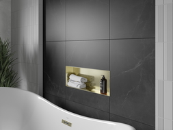 Mexen X-Wall-NR рафт без фланец 60 x 20 см, златисто четкан - 1951602010