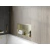 Mexen X-Wall-R вградена полица с яка 60 x 30 см, златна четка - 1950603010