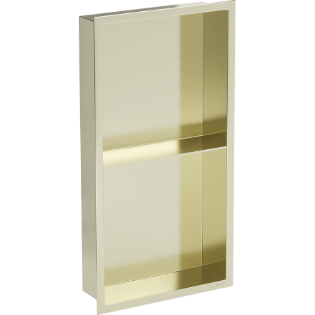 Mexen X-Wall-R нишова полица с яка и полица 60 x 30 см, златисто четкано - 1950603010S