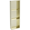 Mexen X-Wall-R нишова полица с яка и рафт 90 x 30 см, златиста матова - 1950903010S