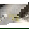 Mexen X-Wall-R нишова полица с яка и рафт 90 x 30 см, златиста матова - 1950903010S