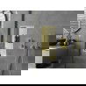 Mexen X-Wall-R нишова полица с яка и полица 60 x 30 см, златисто четкано - 1950603010S