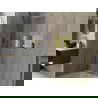 Mexen X-Wall-R нишова полица с яка и полица 60 x 30 см, златисто четкано - 1950603010S