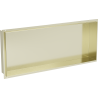 Mexen X-Wall-NR нишова лавица без фланец 75 x 30 см, златно четкано - 1951753010