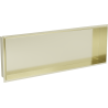Mexen X-Wall-NR нишова полица без фланец 90 x 30 см, златна четкана - 1951903010