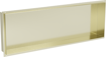 Mexen X-Wall-NR нишова полица без фланец 90 x 30 см, златна четкана - 1951903010