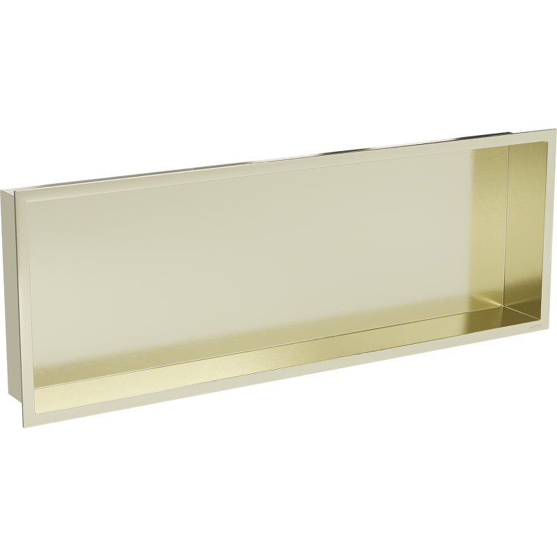 Mexen X-Wall-R вдлъбната полица с яка 90 x 30 см, златна четка - 1950903010