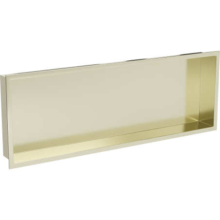 Mexen X-Wall-R вдлъбната полица с яка 90 x 30 см, златна четка - 1950903010