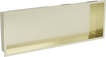 Mexen X-Wall-R нишева полица с яка 90 x 30 см, злато четкано - 1950903010