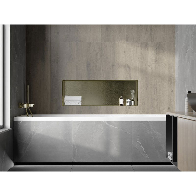 Mexen X-Wall-NR рафт без рамка 90 x 30 см, злато четкано - 1951903010