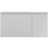 Mexen Orio шкафче за баня 90 см с умивалник Otis ляво, 1S, 1D, сив мат/бял мат