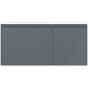 Mexen Orio баня шкаф 100 см с мивка Otis лява, 1S, 1D, графит мат/бял мат - 91A13-10047-3-BBFF66-W18L01