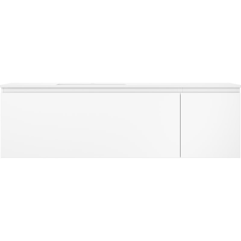 Mexen Orio шкафче за баня 160 см с мивка Otis лява, 1S, 1D, бяло мат - 91A13-16047-3-BBFF01-W18L01