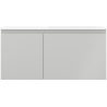 Mexen Orio баня шкаф 100 см с мивка Otis дясна, 1S, 1D, сив мат/бял мат - 91A13-10047-3-BBFF62-W18P01