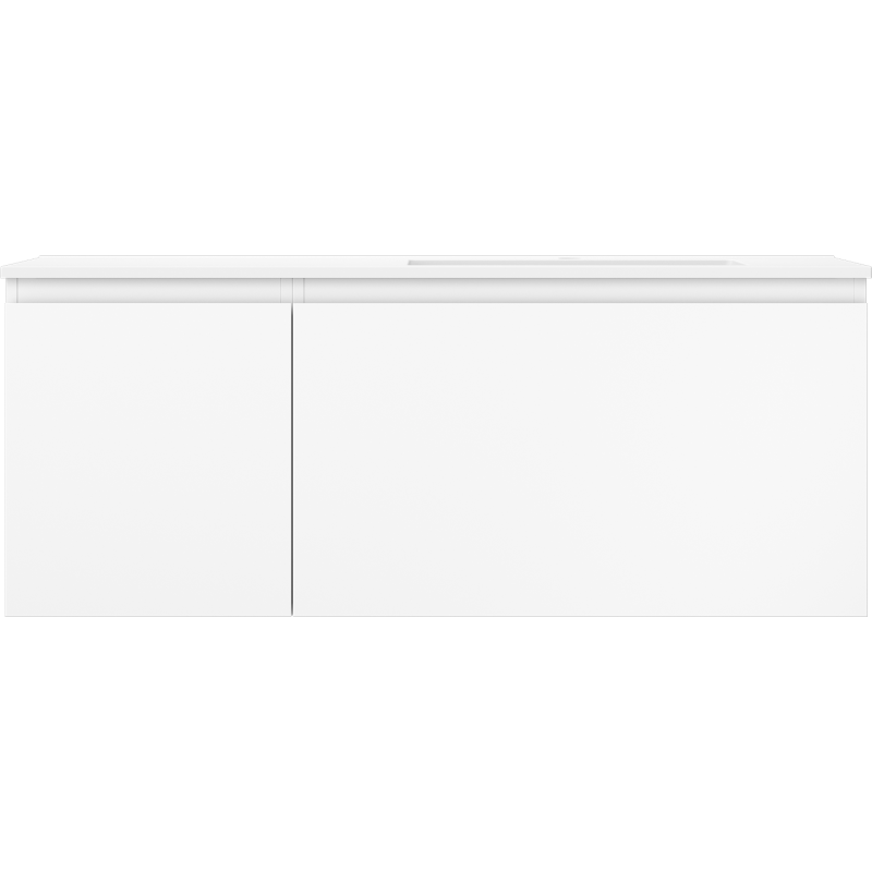 Mexen Orio шкаф за баня 120 см с мивка Отис дясна, 1S, 1D, бял мат