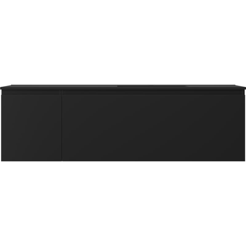 Mexen Orio шкаф за баня 160 см с мивка Otis дясна, 1S, 1D, черна мат