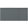 Mexen Orio баня шкаф 90 см с мивка Vela лява, 1S, 1D, графит мат/бял мат - 91A13-09047-3-BBFF66-W23L01