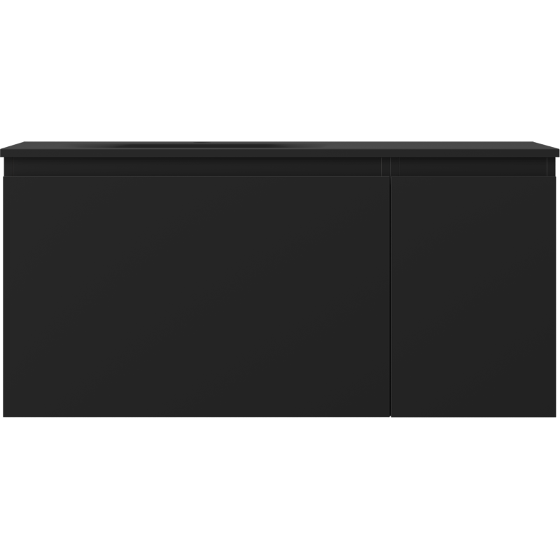 Mexen Orio шкафче за баня 90 см с мивка Vela лява, 1S, 1D, черен мат - 91A13-09047-3-BBFF71-W23L71