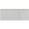 Mexen Orio шкаф за баня 120 см с мивка Вела лява, 1S, 1D, сиво мат/бяло мат