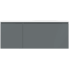 Mexen Orio шкаф за баня 120 см с мивка Vela дясно, 1S, 1D, графит мат/бял мат