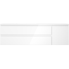Mexen Orio шкафа за баня 160 см с мивка Otis лява, 2S, 1D, бяла гланц - 91A13-16047-3-BBFFF00-W18L00