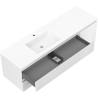 Mexen Orio шкаф за баня 160 см с мивка Отис ляв, 2S, 1D, бял мат - 91A13-16047-3-BBFFF01-W18L01