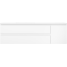 Mexen Orio шкаф за баня 160 см с мивка Отис ляв, 2S, 1D, бял мат - 91A13-16047-3-BBFFF01-W18L01